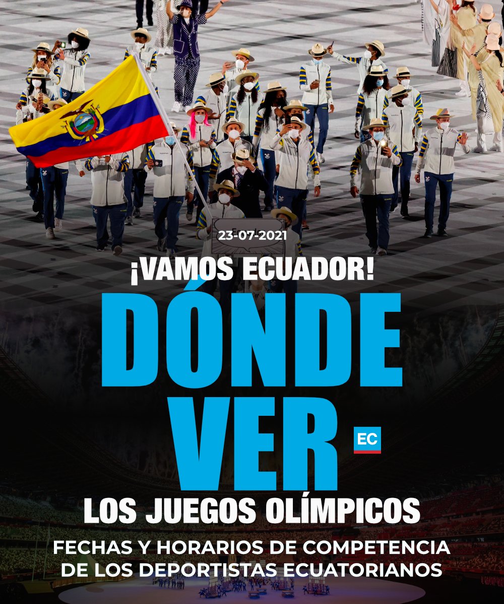 #ATENCIÓN | La participación de los deportistas ecuatorianos en los Juegos Olímpicos podrá verla en estos canales de televisión » bit.ly/3x2LcEl