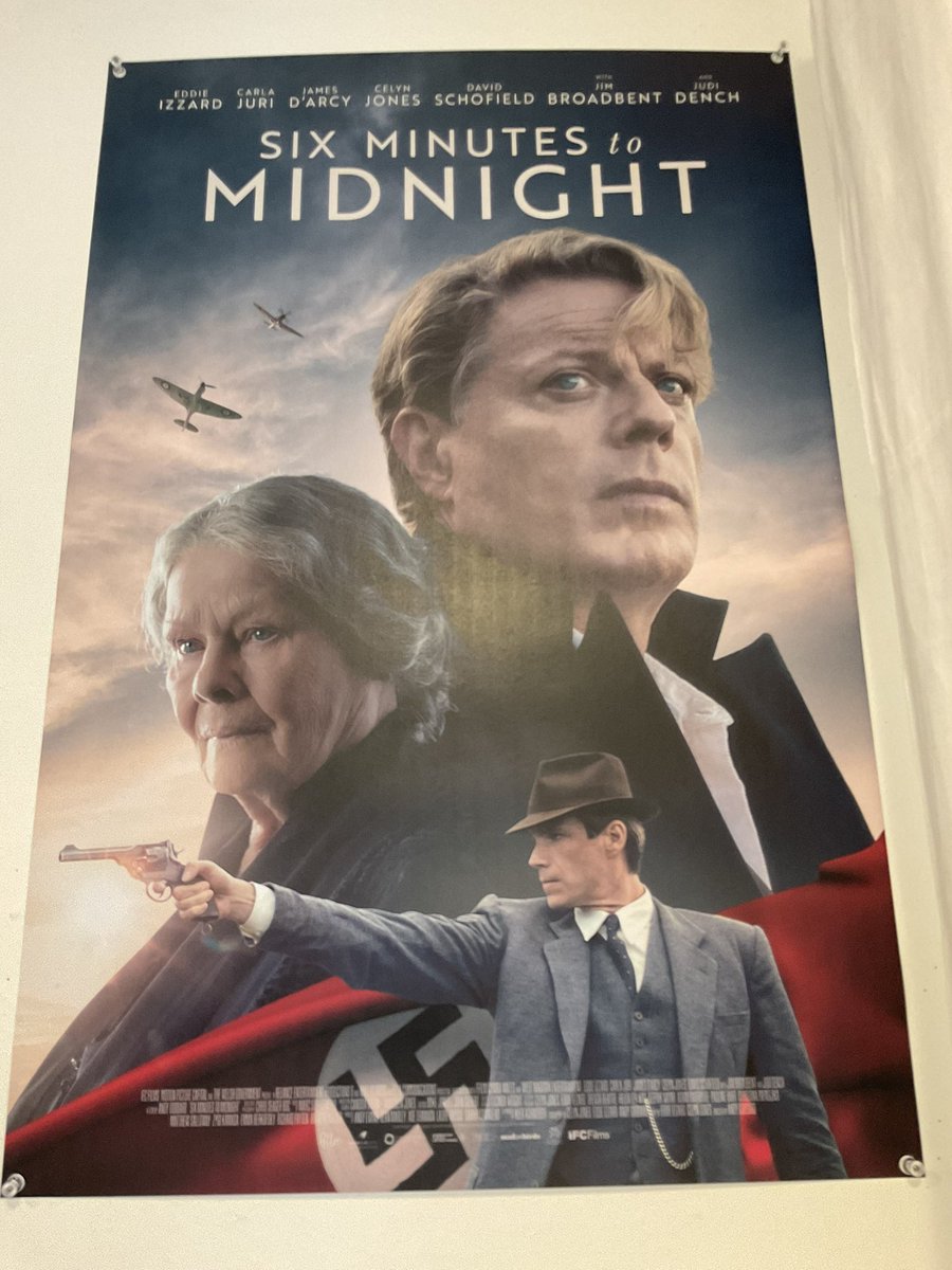 Another scorcher today! We have a new Six Minutes To Midnight poster up in our Augusta-Victoria exhibition. This is the poster aimed at American audiences. #Bexhill