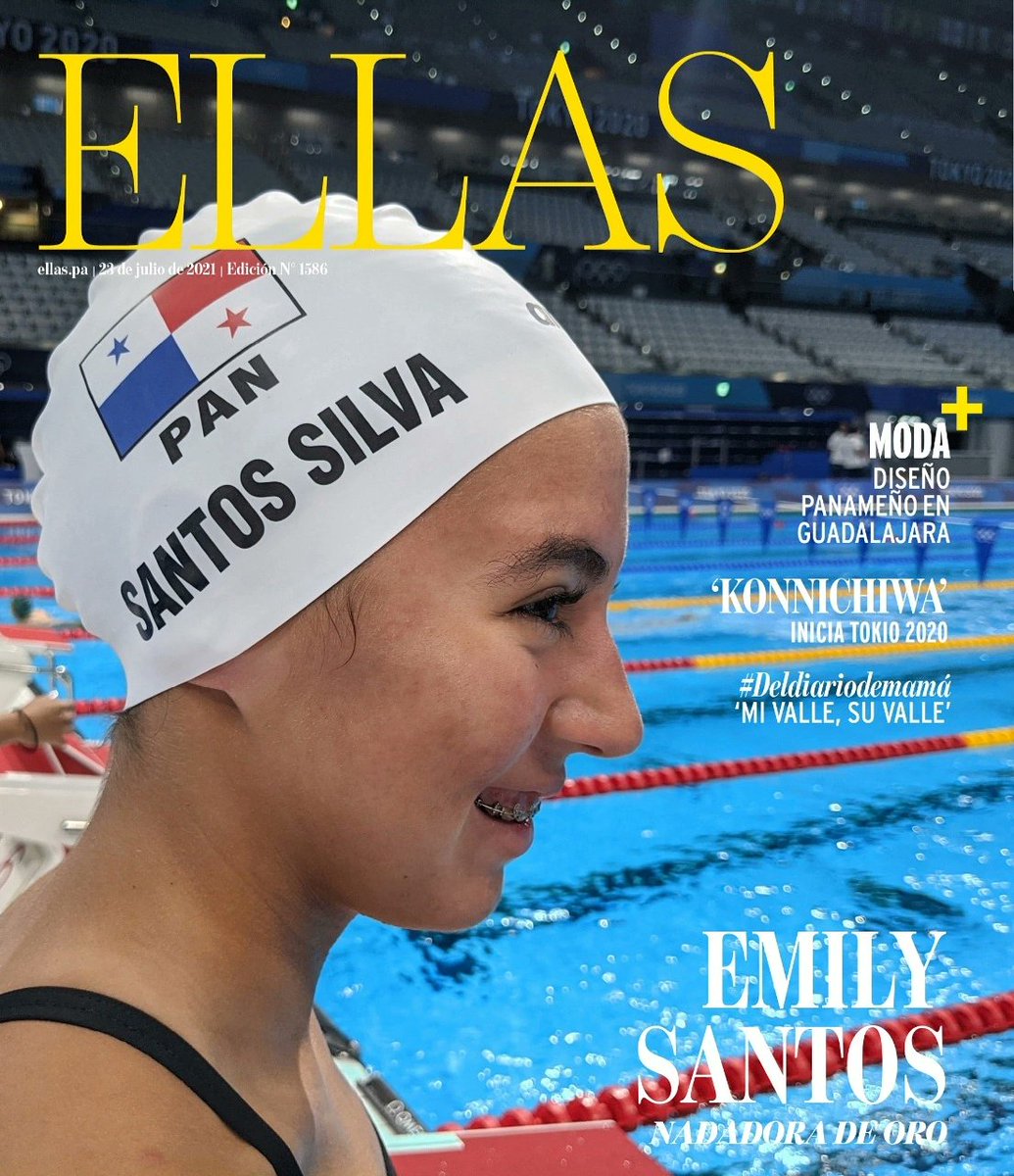 revistaellas's tweet photo. Las olimpiadas eran más que un sueño para Emily Santos; eran una meta que sabía que iba a lograr. Aun cuando sus profesores le pedían que abandonara la natación,con 16 años cumplidos en Tokio,es la segunda atleta olímpica más joven en la historia de Panamá
https://t.co/cUc64moWet https://t.co/V1EjIhGA84