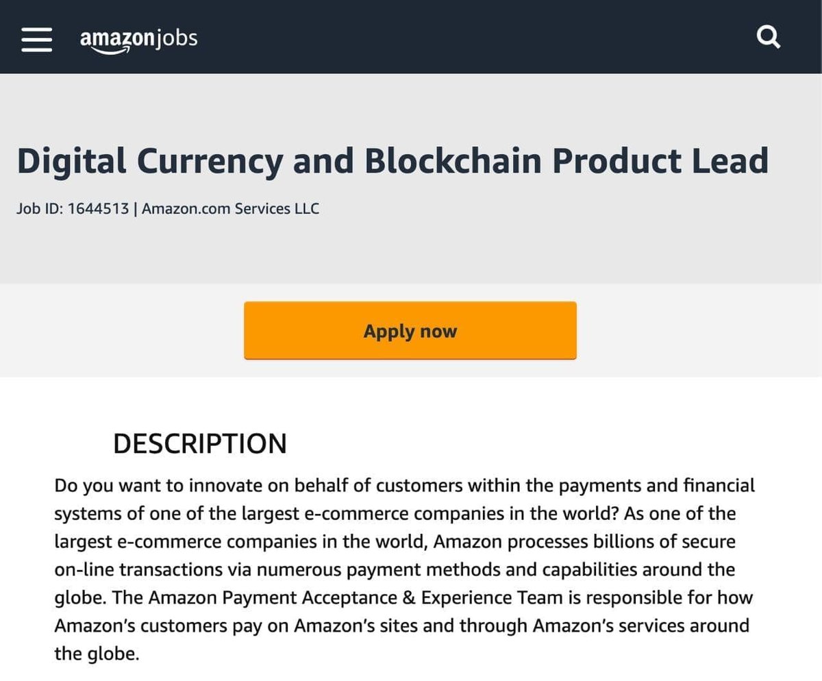 GordonGekko's tweet photo. AMAZON SET TO ANNOUNCE $1.8B BITCOIN PURCHASE ON MONDAY - SAUCES https://t.co/cD2QD6vZRk