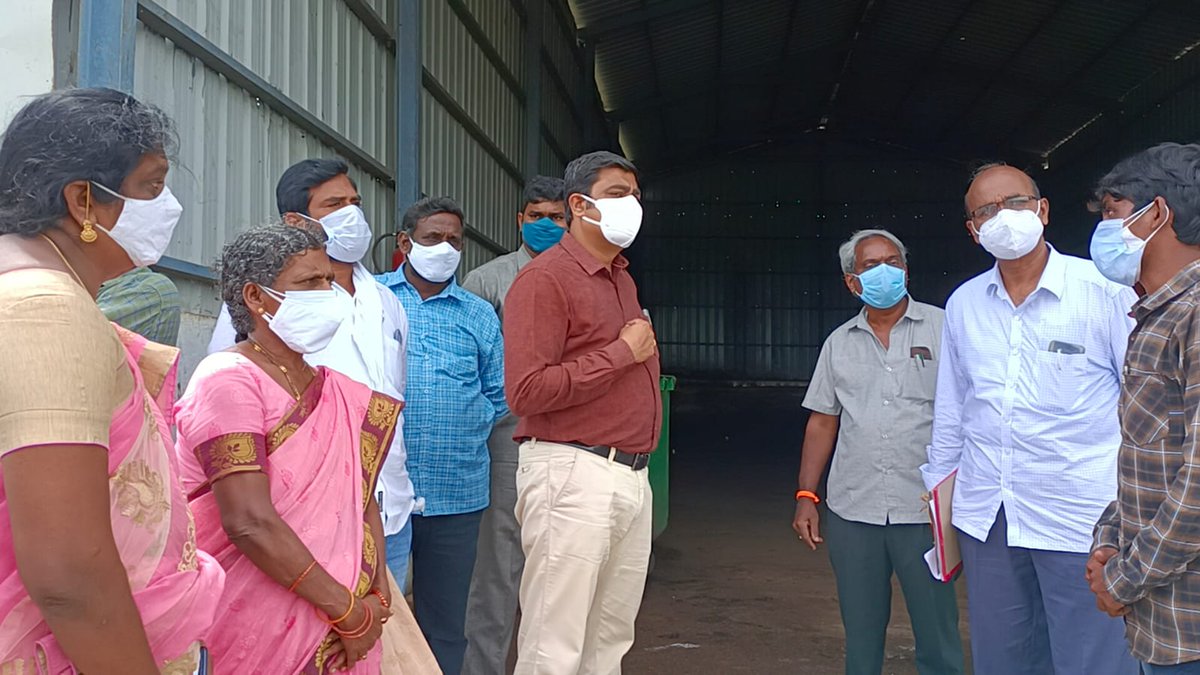 Visit of Hon'ble Krishna district collector Shri J.Nivas, I.A.S -Municipal Solid Waste Management Project #MSWM - Developed and Maintained by Mahindra Waste to Energy Solutions Ltd at #Tiruvuru_Nagarapachayat, Krishna Dt. AP
#MWTESL
@swachhandhra1