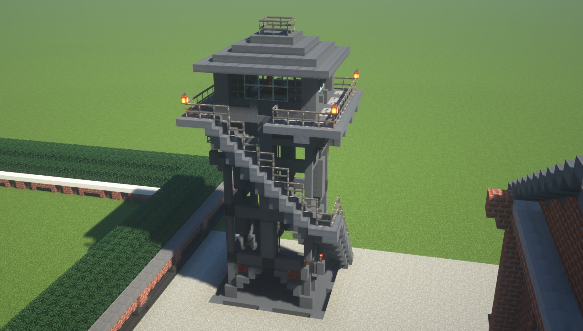 Ddiŋd 軍事部 Dcd 基地司令部横に物見やぐら的な物を建設しました Minecraft軍事部 Mimo マイクラ Minecraft 建築勢 Minecraft軍事部 世界最大の軍港建設 T Co Eeod7emtzh Twitter