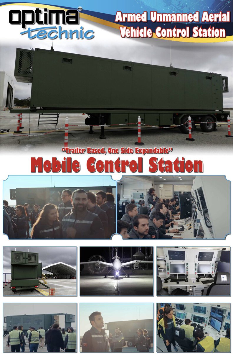 optimatechnic's tweet image. Optima Technic  Mobile Control Station projects...

For more information, please contact with us...
info@optimatechnic.com
optimatechnic.com

#madeinturkey #optimatechnic #controlstation #militarysolutions  #mobileclinic #mobilehospital