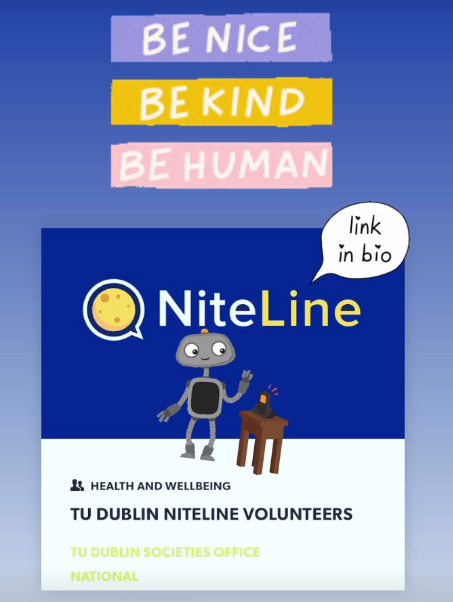 TUDublin_Vol's tweet photo. Are you understanding, empathetic, non-judgemental and respectful? Are you a team player, resilient, punctual, good craic?! Jump on to volunteer with NiteLine https://t.co/oEG6sIS9Ed 
Go for it if you think you can help! https://t.co/0nlCDSqOHQ #WeareTUDublin #StudentVolunteering https://t.co/1C1mz3iCRz