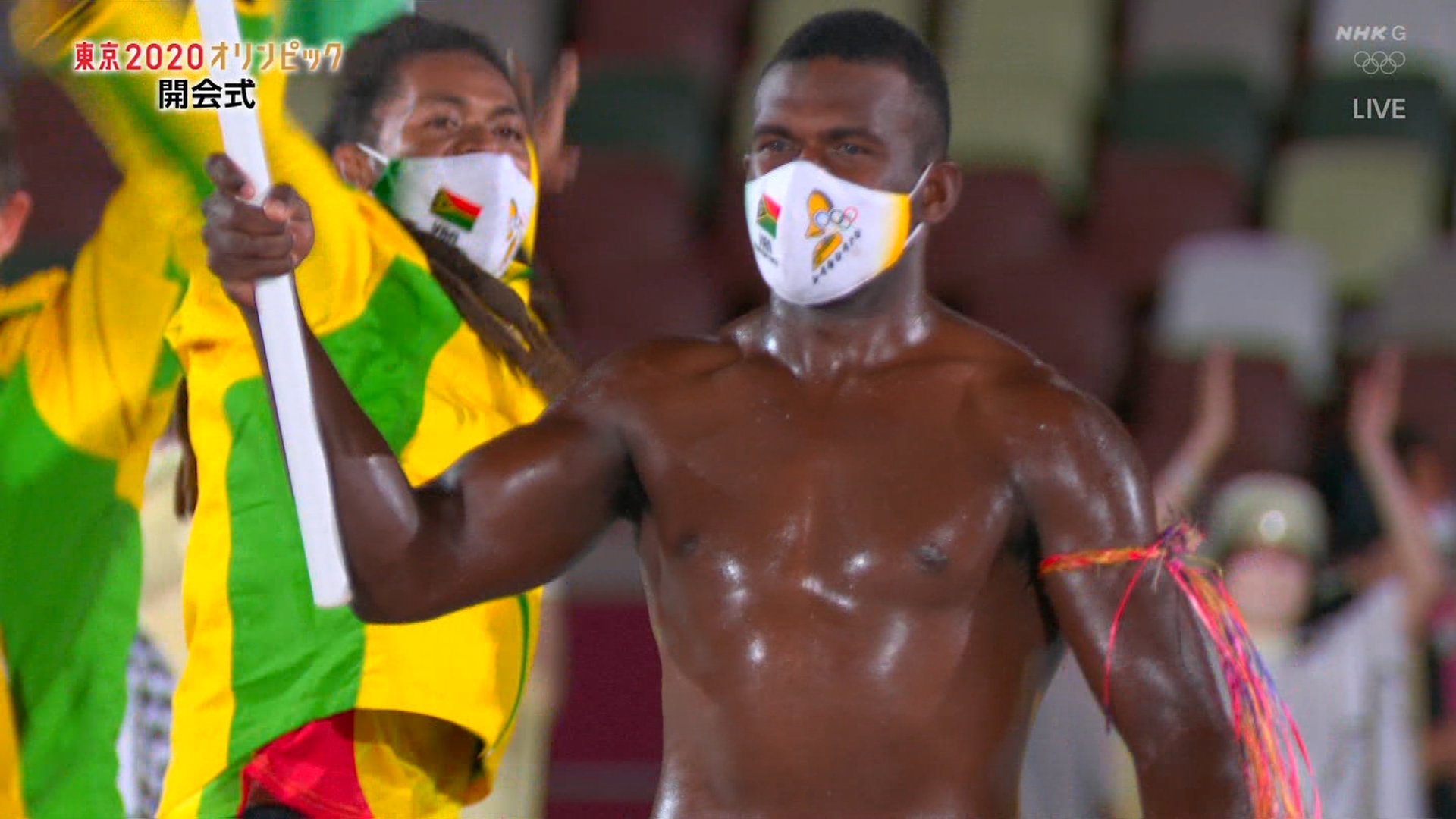 تويتر しずくb على تويتر バヌアツのお兄さん強そう Tokyo オリンピック Olympics 開会式 Nhk T Co 4edjnc0tgf