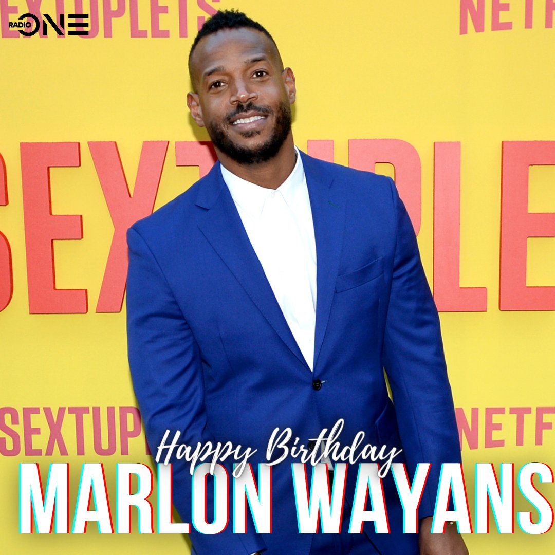 Wishing a Happy Birthday to actor and comedian Marlon Wayans! 
