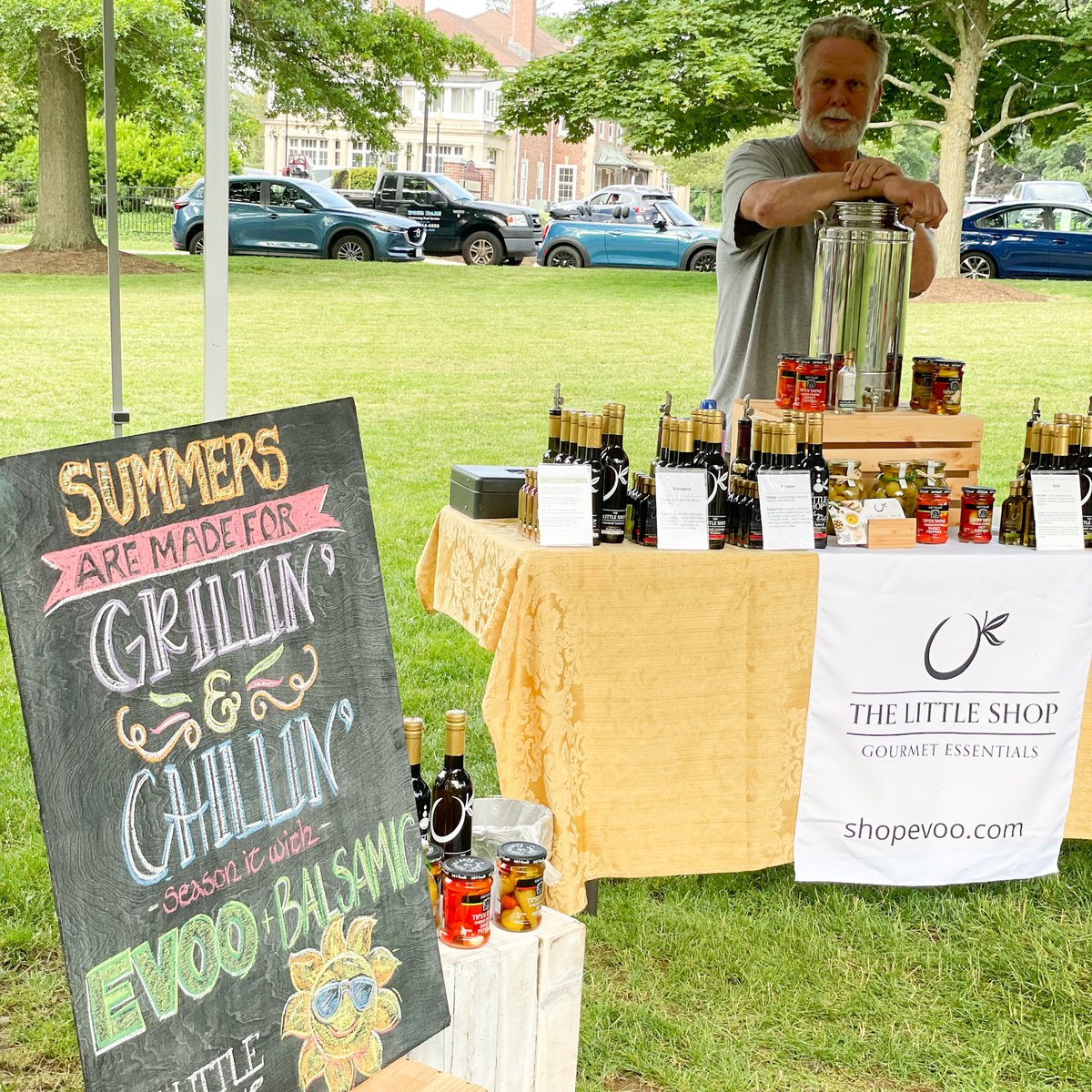 Family owned and operated!
Come see us at Franklin Farmers Market or visit one of our shops for everything you need for 'grillin' and chillin'. EVOO, Balsamic, spices, and more. ENJOY! 
Learn More   👉franklinfarmersmarketma.com/events
*
*
*
 #franklinfarmersmarket #weekend #franklinma