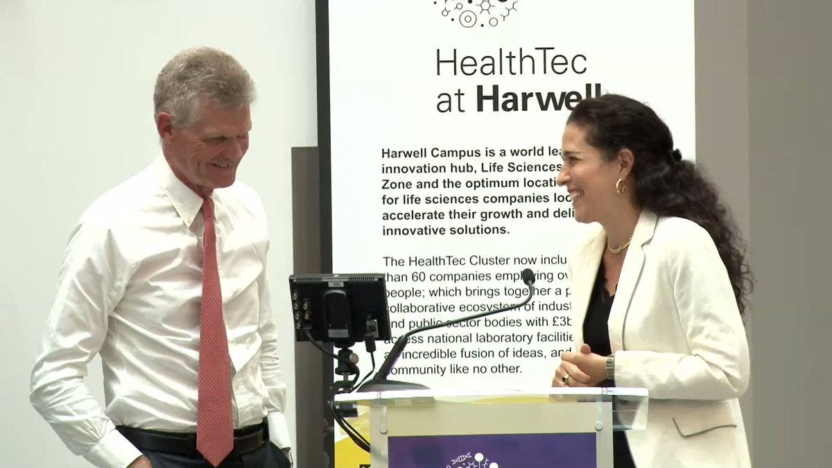 STFC_B2B's tweet photo. "One of the UK's strength is health data and this has been at the heart of the response to COVID"
Thank you to Professor Sir John Bell for a brilliant keynote presentation.
#HarwellHealthTec #HealthAtSTFC @HarwellCampus https://t.co/ogFF38tnlg
