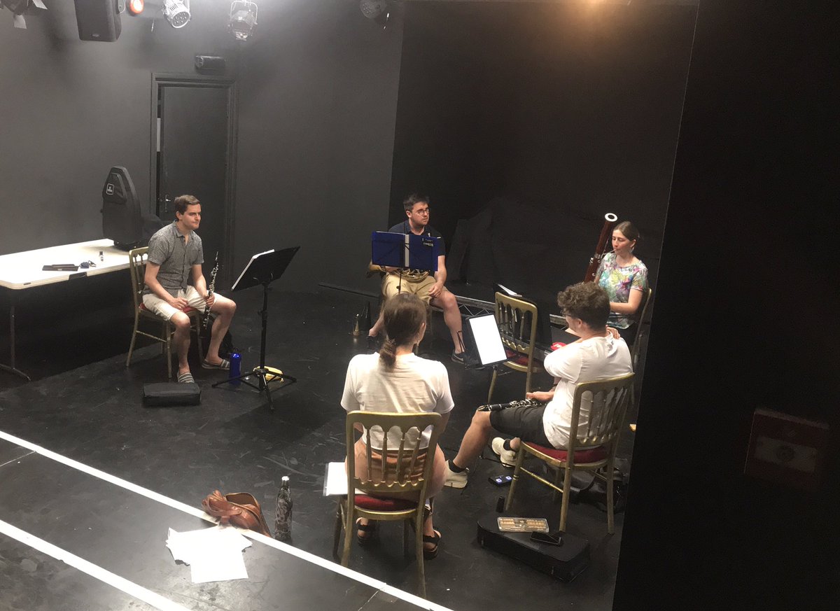 Rehearsing at <a href="/TORtheatre/">The Other Room</a> today ahead of tomorrow’s park concert at Victoria Park, Cardiff. Fingers crossed there will be no rain between 2pm -3pm tomorrow 🤞 Keep an eye on our socials for any weather related concert updates.  <a href="/victoriaparkcom/">Vic Park Matters</a> <a href="/FriendsVicPark/">Friends Of Victoria Park / Ffrindiau Park Fictoria</a>