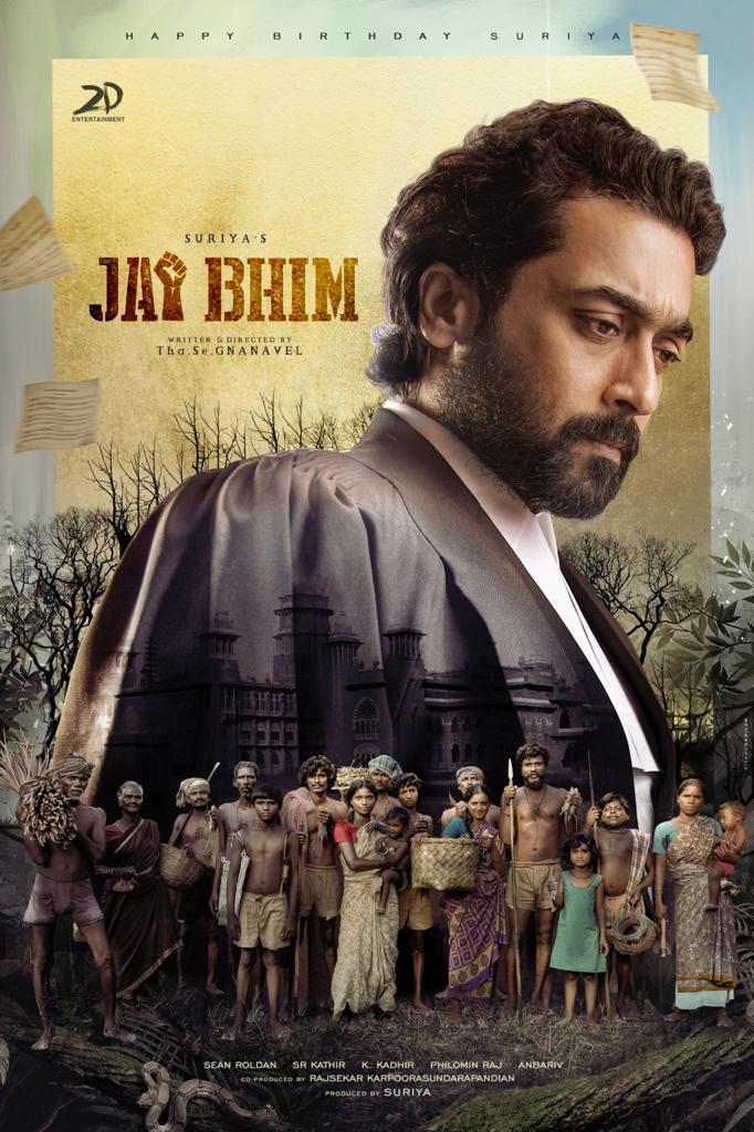 SingamKL53's tweet photo. • Here's The FIRST LOOK Poster Of #Suriya39 !!

Titled as #JaiBhim 🔥

#HappyBirthdaySuriya

@Suriya_offl #VaadiVaasal #EtharkkumThunindhavan https://t.co/Hf0KTTAeyD