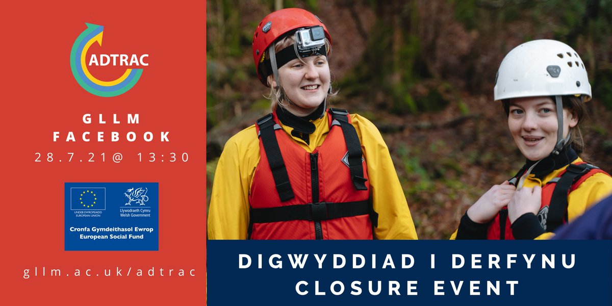 The project which was supported by the European Social Fund through Welsh Government, has now closed. Join us on the 28th July at 13:30 on GLLM’s Facebook Page to find out more about the project’s success. #WEFO