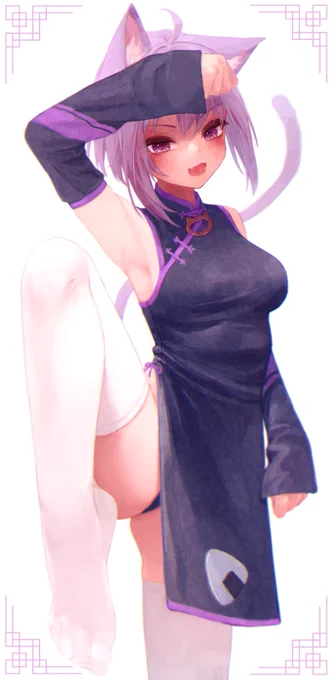 チャイナドレス #絵かゆ 