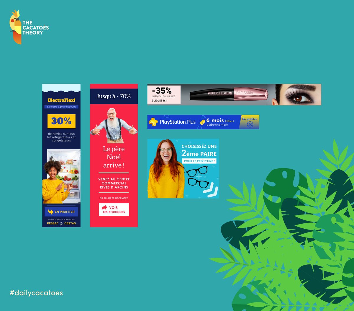 cecdeweb's tweet photo. Mon Challenge Daily 09 @CacatoesDesign - Set de banners pour les soldes d'été
J'ai utilisé Canva, pour rapidement trouver des zonings et après, la créativité fait le reste...
#dailycacatoes #designinspiration #designer #ux #uidesign #uxdesign #UI https://t.co/EKEob1iJ87