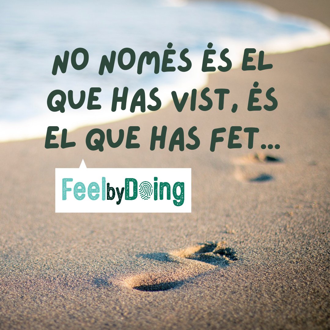 ... i COM ho has fet! Perquè al final, el que recordes, són les experiències que has viscut 💚

Sense plans per aquest estiu? 👉 feelbydoing.com

#turismedeproximitat #turismeresponsable #turismesostenible #catalunyaexperience