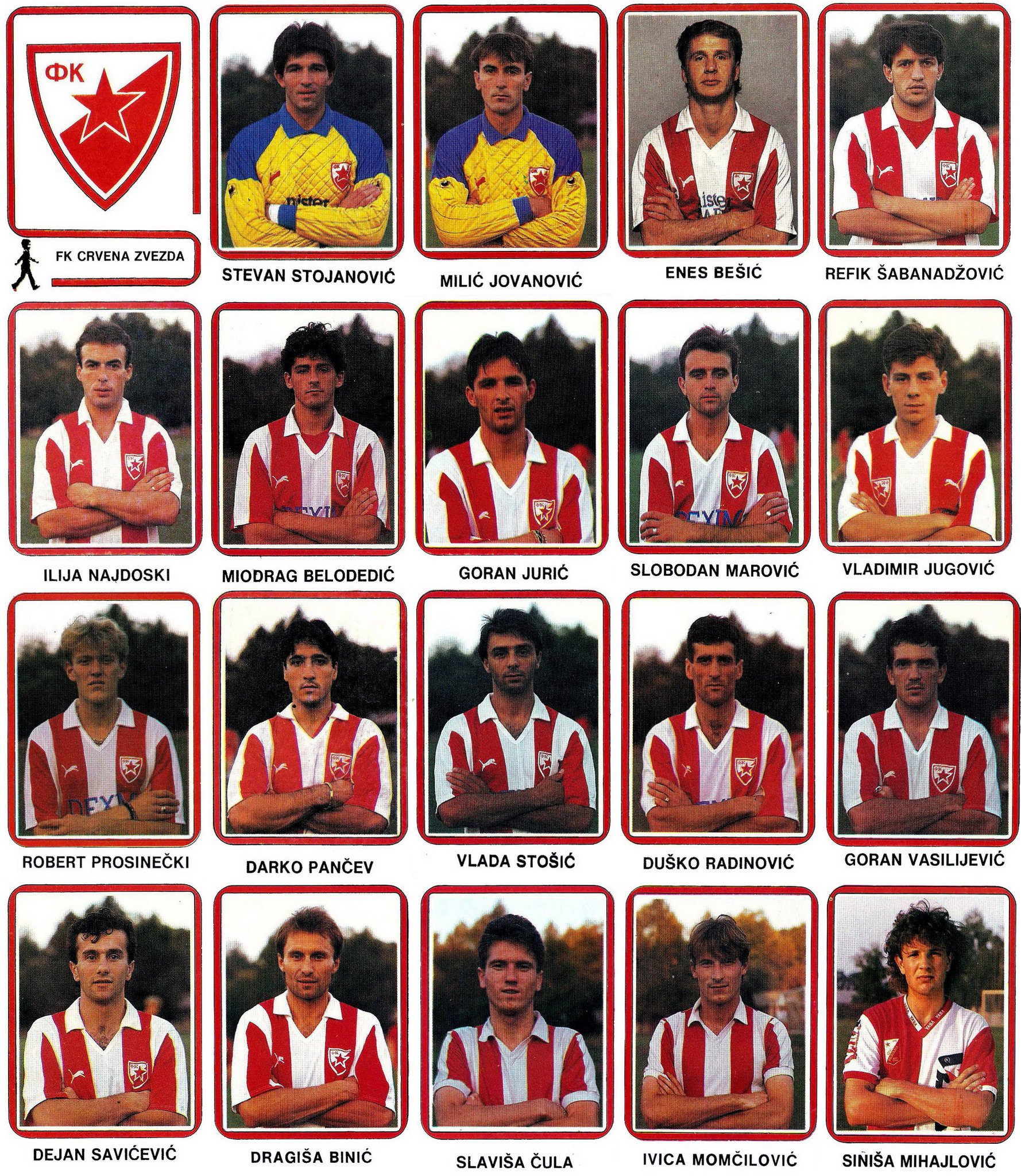 Crvena Zvezda - Winners of The Champions League - 1991 