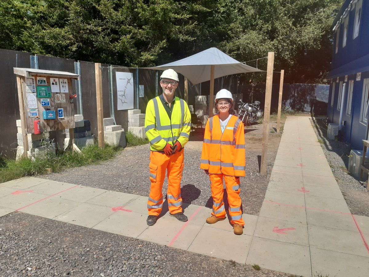Jazmin Choudhury has been sponsored by MJ Church Ltd to gain work experience in the field of #engineering. She is already making the most of the opportunity and benefit by shadowing the various number of experienced team members on site at M27 works.