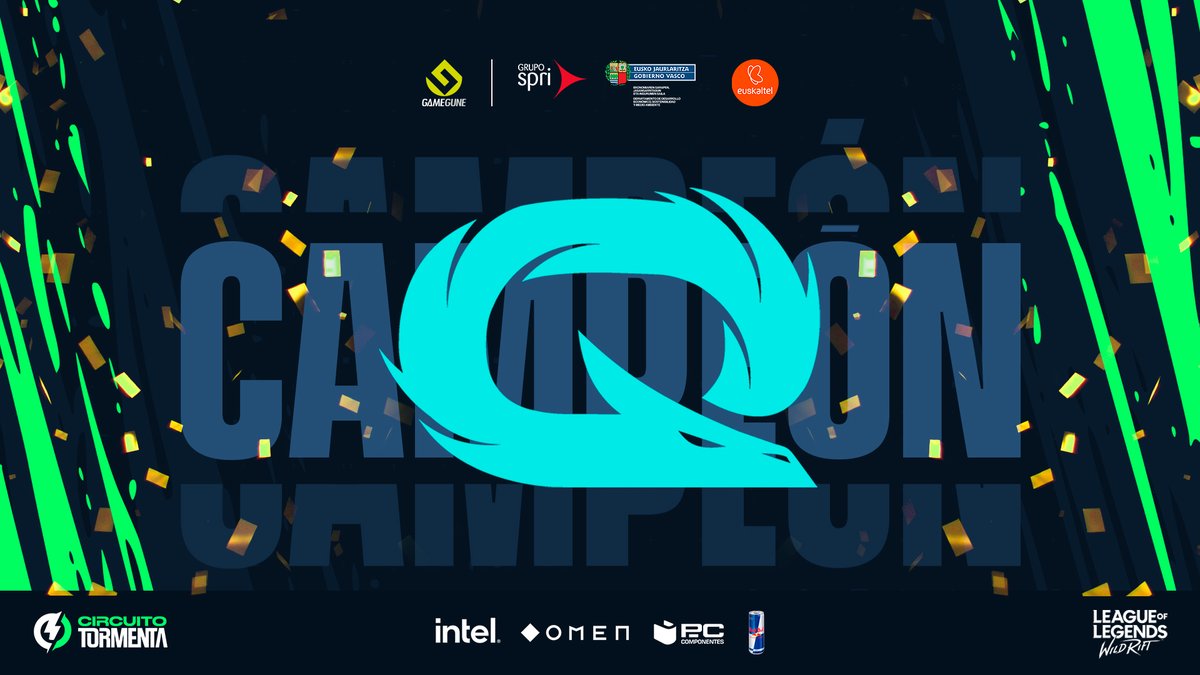 Durante el día de ayer el equipo de <a href="/QLASH_Spain/">QLASH España 🐉</a> consiguió derrotar a <a href="/eMonkeyzClub/">eMonkeyz 🍌</a> en la gran final de <a href="/Gamegune/">Gamegune esports</a> en <a href="/wildriftES/">League of Legends: Wild Rift</a> ⚡️

¡Enhorabuena a todo el equipo por conseguir cerrar este split como campeones de la última parada! 🥰