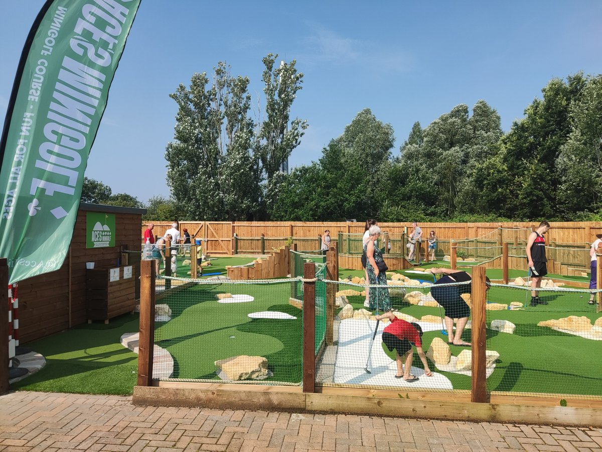 The course is up and running! Come down and play #minigolf  #AcesMinigolf⛳️
