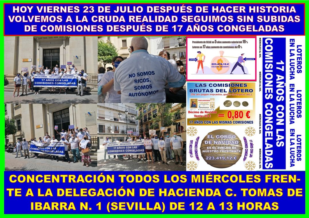 Olgaquinti's tweet photo. Hoy 23 de julio, otro día más ... @mypymes @loterias_anapal @Anapal_Loterias  CUADERNO DE BITÁCORA DE UN LOTERO DESESPERADO @OndaCero_es @lalinternaradio @elconfidencial @ElindependienCo @20m @LaNuevaCronica @pablocasado_ @LosMorancos @LaTribunahn @larazon_es @el_pais @abc_es https://t.co/eec865eA8s