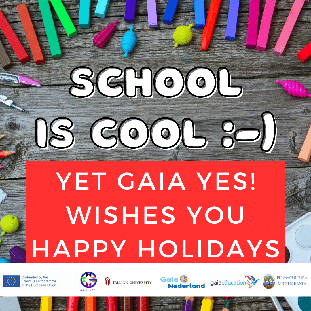 Perma_Med's tweet photo. En Gaia YES! nos esforzamos para que cada día escolar sea una aventura y se sienta como un día de vacaciones, ¡disfrute el verano! #ESD #educaciónholistica #vacacionesescolares @eco_educatie @GaiaEducation @GAIAschool https://t.co/8WkYHrPnQh