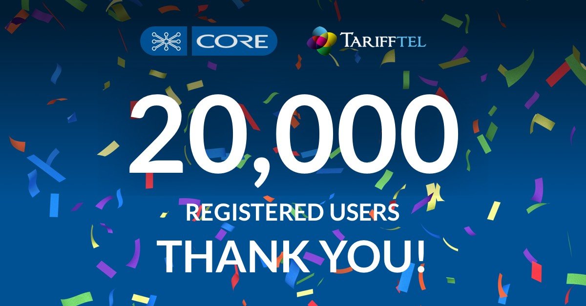 In the last 9 months we have welcomed another 10,000 users on TariffTel.com From everyone at CORE, and especially our dedicated TariffTel team, thank you. #customs #classification #HSCode #tariffs #compliance