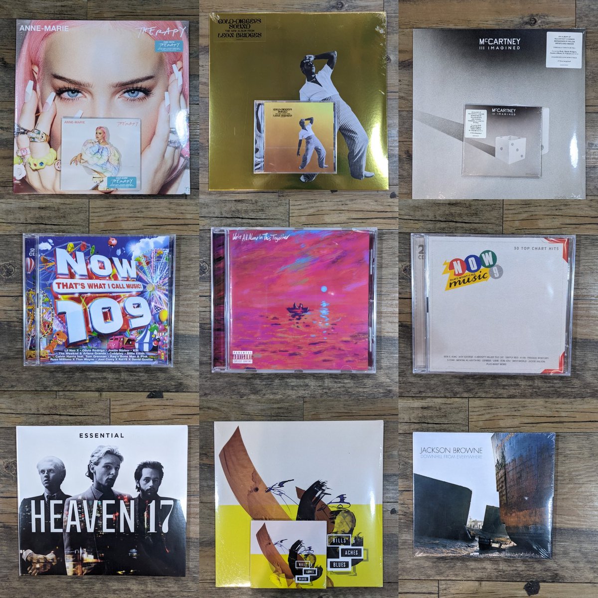 hmv_Southend's tweet photo. Absolute stellar week of new music out! Perfect for those summer vibes 😎

#annemarie
#leonbridges
#paulmccartney
#now109
#dave
#now9
#heaven17
#billsandachesandblues
#jacksonbrowne

#happy100hmv #hmvLovesVinyl
#NewMusicFriday https://t.co/uoY6dCs2yP