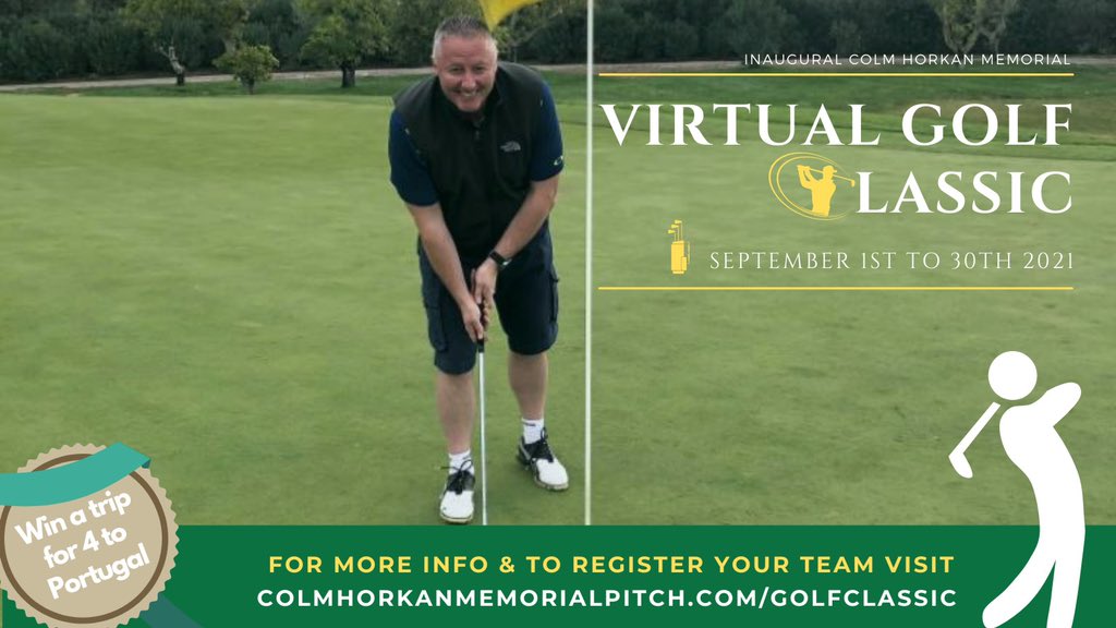1/3

In memory of our late friend &amp; clubmate, we are proud to today launch the inaugural “Colm Horkan Memorial Virtual Golf Classic”. ⛳️🐻🙂

This virtual event, invites golfers anywhere in the world, to play any course of their choice, between 1st- 30th Sept 2021. 🗓🏌🏼‍♂️