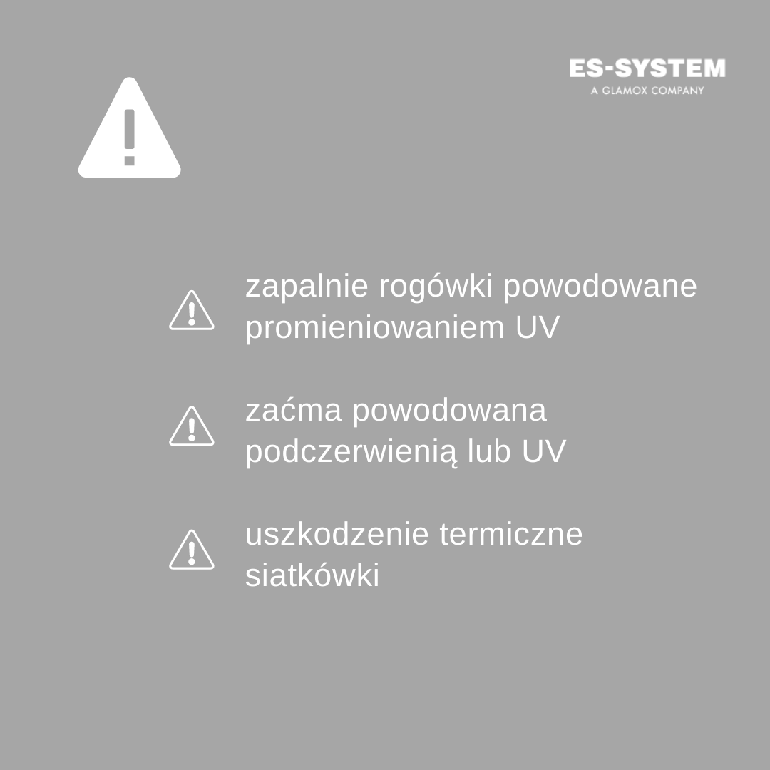 es_system_led's tweet photo. Jak uniknąć tych zagrożeń? Wystarczy wybierać sprawdzonych producentów i przetestowane produkty zgodne z normą PN-EN 62471 ✔
Ale nie musicie sprawdzać teraz, czy nasze oprawy są bezpieczne. To dlatego, że 100% naszych produktów nie stwarza zagrożenia fotobiologicznego😉 https://t.co/3E2yffJhoc