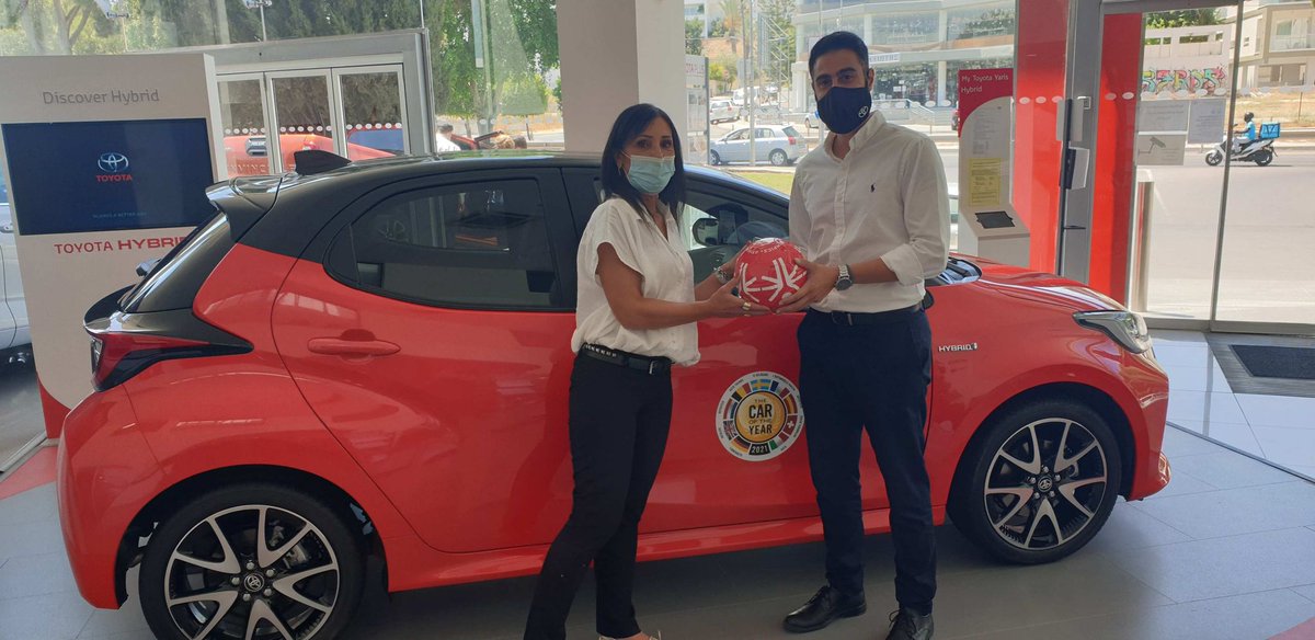 The "Quiz competition" among Toyota Cyprus employees has been completed. 
For the Nicosia District the winner is Mr Fotos Christodoulou , who came in fifth place and won the "Play Unified Soccer Ball".  Congratulations!!!