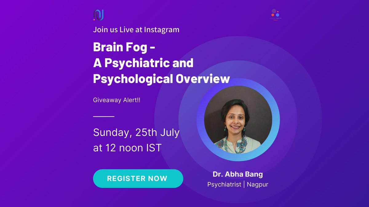 today_mental's tweet photo. Register Here: https://t.co/Lqiz1iJk8e

Ever wondered what long working hours or high screen time does to your brain? 
Brain Fog is a concept that is very commonly found in today’s time, especially during the #pandemic !

#brainfog #covid https://t.co/khkTZCgXSA
