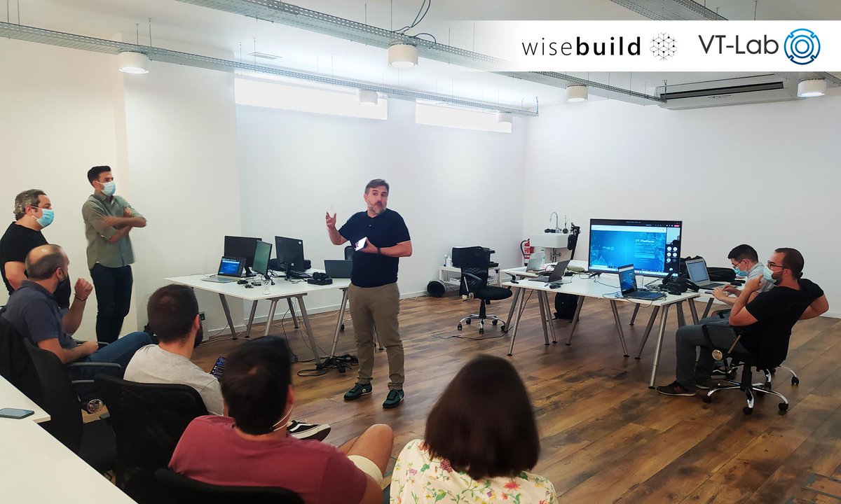 visualtechlab's tweet photo. El calor veraniego no nos ha impedido desplazarnos a las oficinas de @Wise_Build en Madrid para hacer una demo en directo de VT-Platform, y establecer las bases de lo que será nuestra próxima colaboración 👇🏻

#VTplatform #Phygital #ConTech #DigitalTransformation #AECO https://t.co/oDQywN5LsS