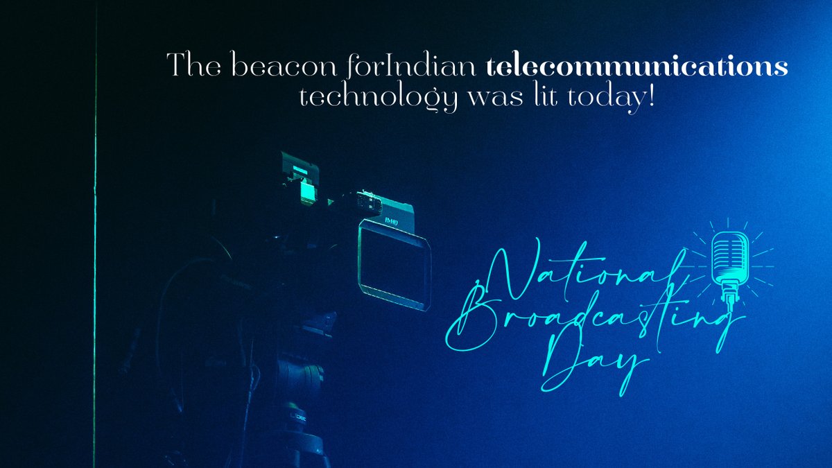 RVITM_Official's tweet photo. On #NationalBroadcastingDay, we commemorate India's first radio broadcast in 1927 by the Indian Broadcasting Company. This day will always be celebrated as the precursor to the technological upgrades that would revolutionise the telecommunications industry in India.
#RVITM https://t.co/P3CnfHJII4