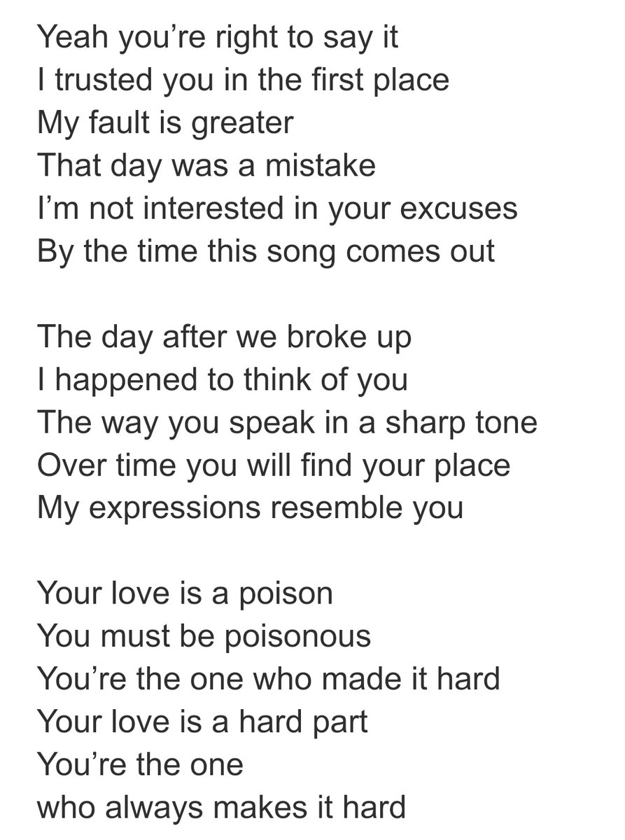 song_trans's tweet photo. Cold Bay - LIP (Love Is Poison) - Lyric Translation

#콜드베이 #LIP #LoveIsPoison 
MV - https://t.co/WQUciFEGU8 https://t.co/VfhOJp1FSv