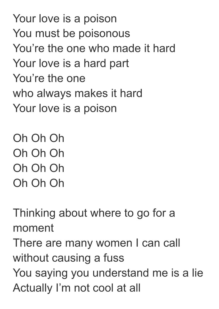 song_trans's tweet photo. Cold Bay - LIP (Love Is Poison) - Lyric Translation

#콜드베이 #LIP #LoveIsPoison 
MV - https://t.co/WQUciFEGU8 https://t.co/VfhOJp1FSv
