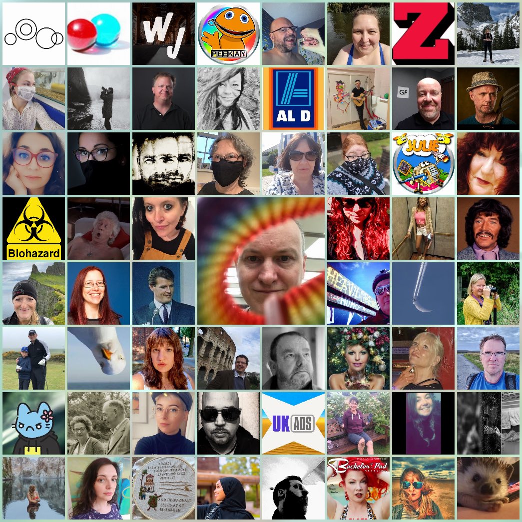 ZaphCamden's tweet photo. The second full moon of summer is almost upon us so time to update the #Squarial; 60 people I’ve enjoyed conversations with on here recently and who I think you should all follow.
And who are these sixty, you ask? See below… (1/6) https://t.co/N9kLYDw0bL