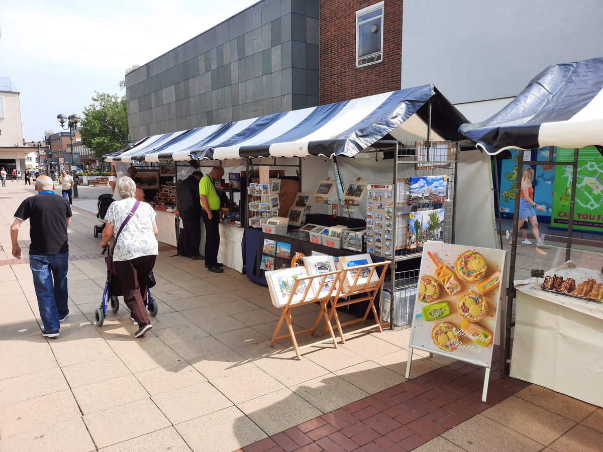Today we're @visit_solihull with @SkettsMarkets for the Summer Festival. Lots of good stuff to see, great gift ideas to suit all budgets - COME ON DOWN