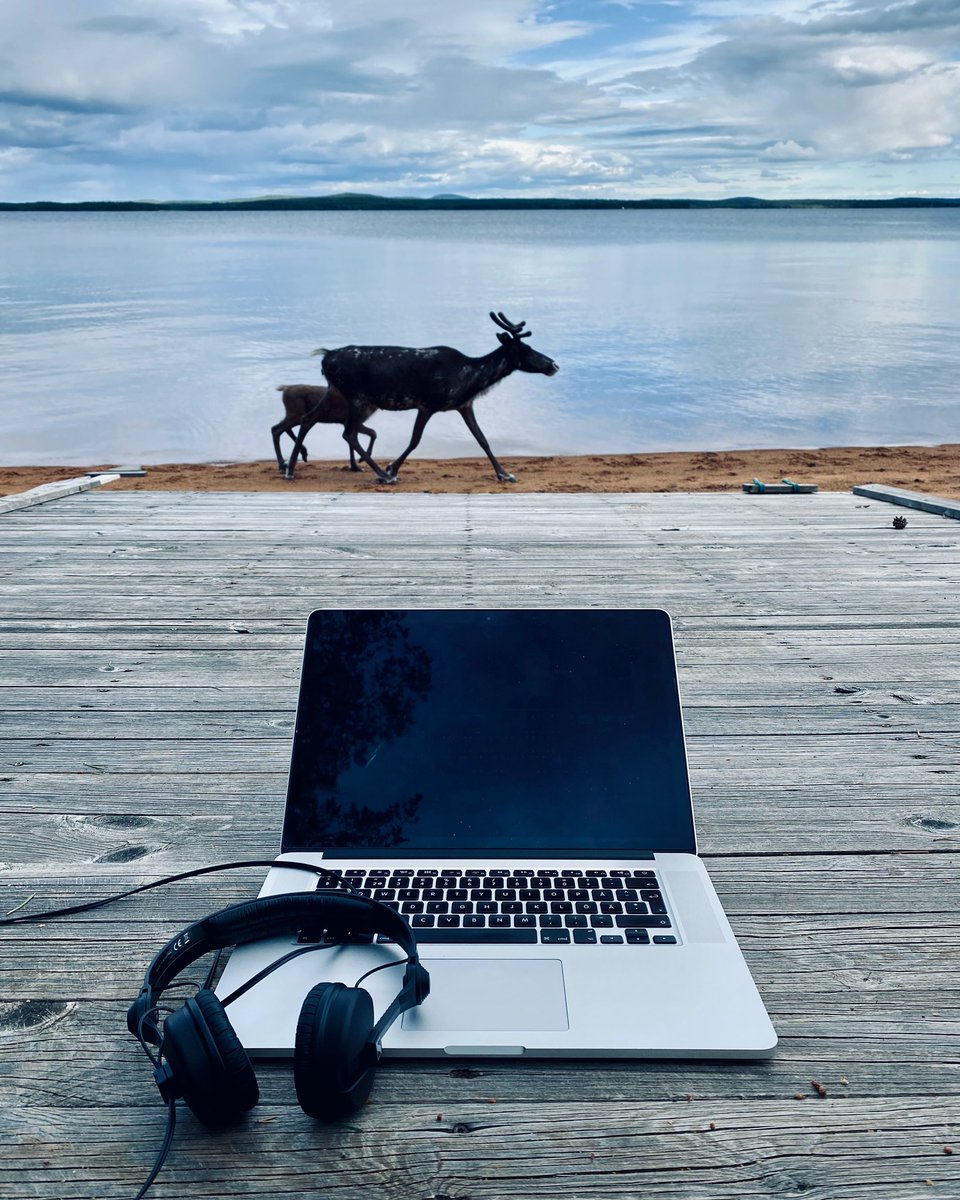 DJOrkidea's tweet photo. Working remotely Finnish style 🇫🇮✨ https://t.co/irRbSCpBnX