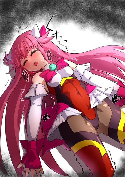 うちのおにひめちゃんがやられてピクピクしてる絵を見てほしくなった 