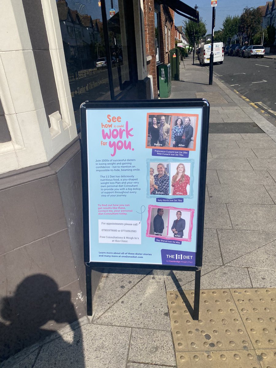 Did you know, that as well as producing weatherproof posters for A boards, we can also supply the frames too? #DigitalPrint #SE1 #ABoard #PavementSigns