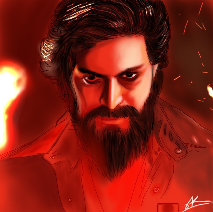 New digital painting
#KGFChapter2 #KGF2 #KGF2Teaser200MViews #KGFChapter2teaser @TheNameIsYash #KGF2Teaser @AmareshAK8