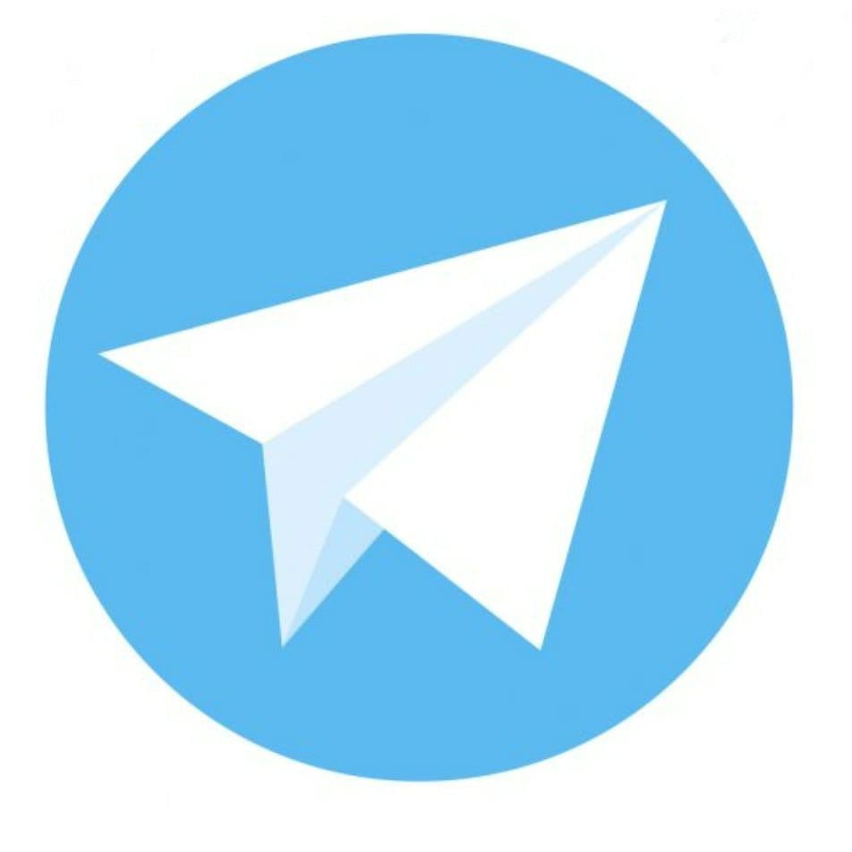 Иконка телеграм круглая