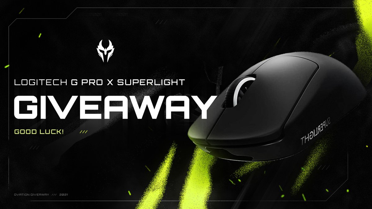 [**GIVEAWAY**] 

How to enter: 
- Follow <a href="/OvationEsports/">Ovation eSports</a>
- Follow <a href="/OvationValorant/">Ovation Valorant</a> 
- RT

Ends 15/08/2021, Good luck!🔥

#ownyourgame