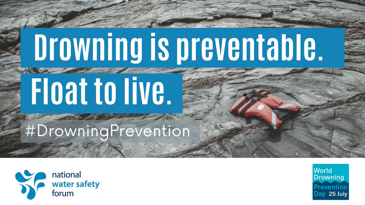 'Anyone can drown, no one should' #DrowningPreventionDay

Drowning is among the 10 leading causes of death for children. If you & your family are enjoying the water this summer: 

Wear a flotation device & don't use inflatables in the sea. In trouble? #FloatToLive

#999Coastguard
