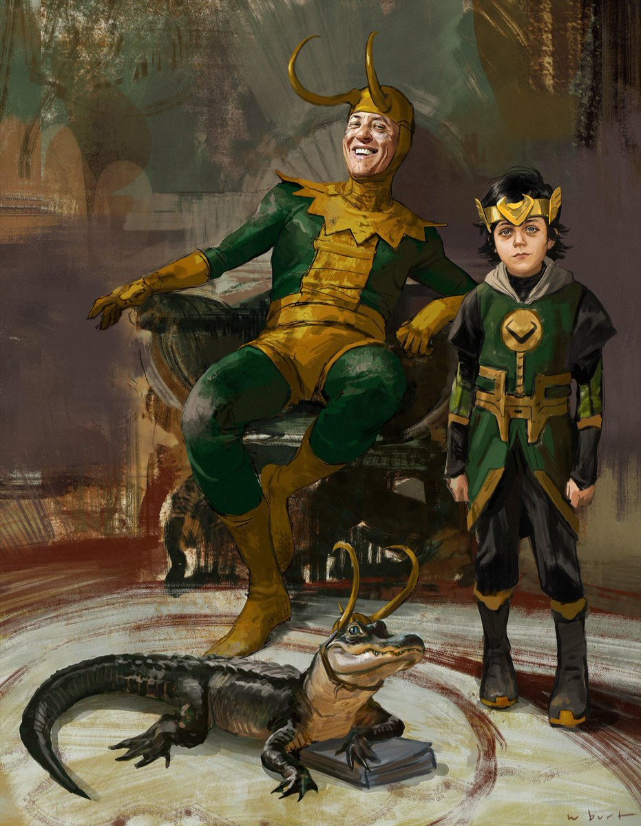 Este Concept Art de #Loki me voló la cabeza. #ClassicLoki