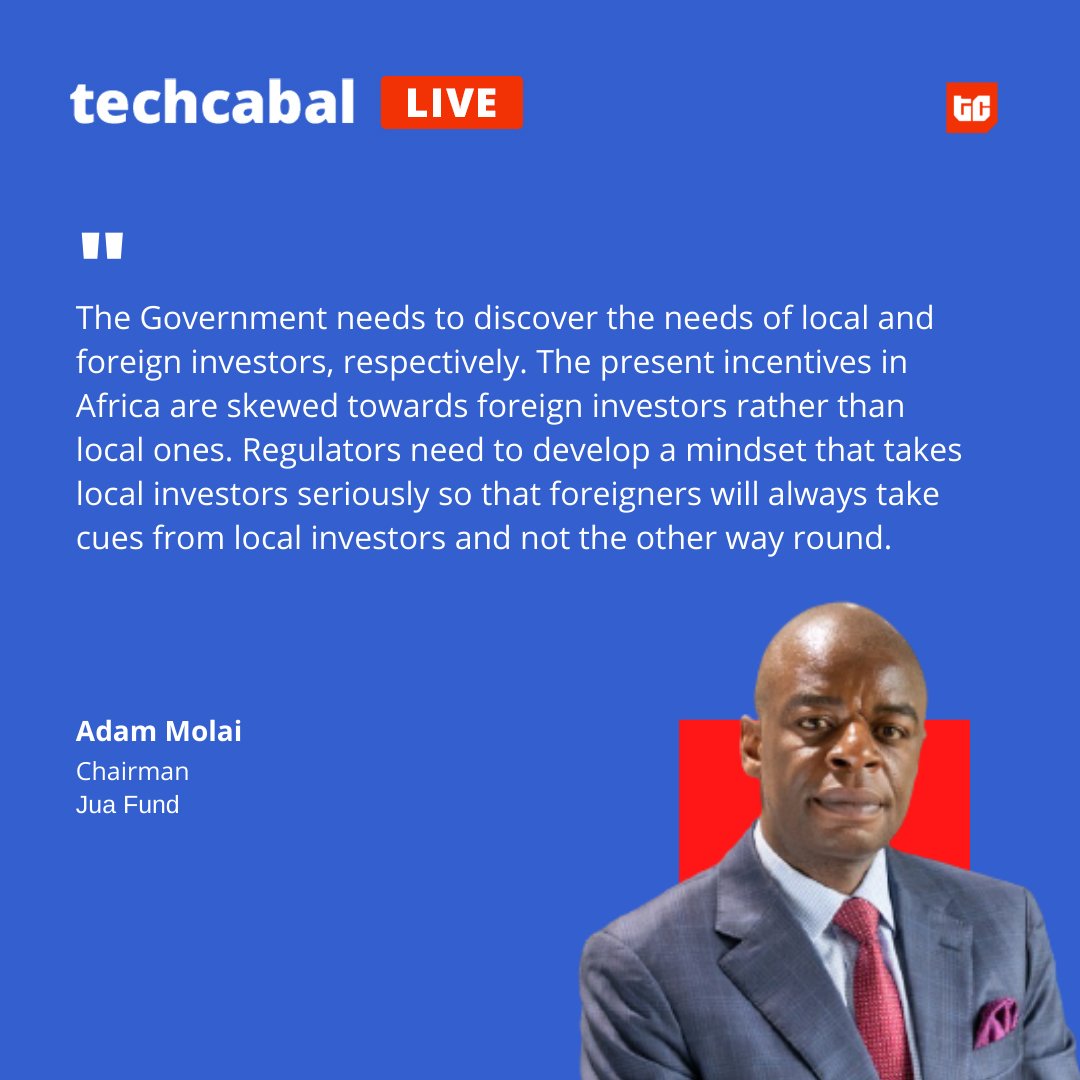 TechCabal's tweet photo. @molai_adam on Government regulation at the #TechCabalLive https://t.co/cFfLnfv4iZ