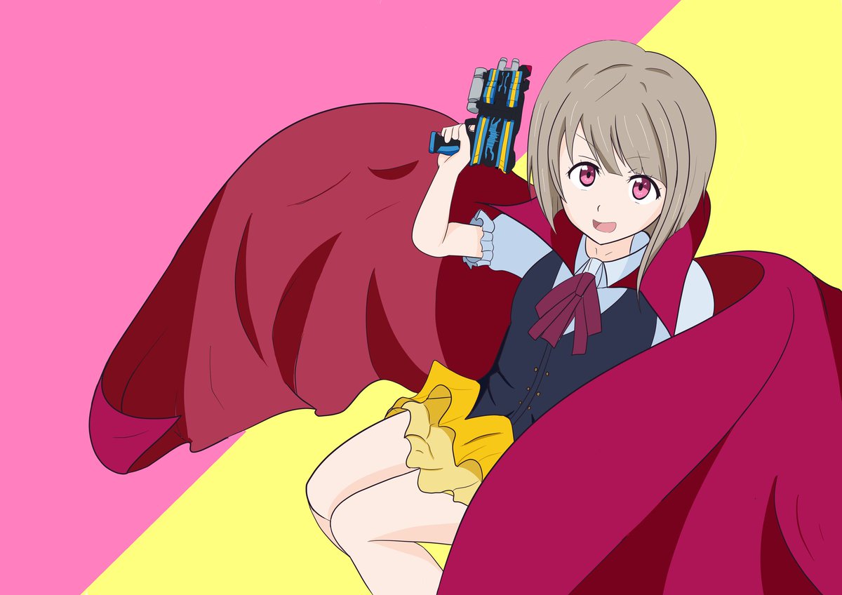 怪盗かすみん
#イラスト初心者
#絵描きさんと繋がりたい
#イラスト好きと繋がりたい
#lovelive #ラブライブ #虹ヶ咲 #中須かすみ 