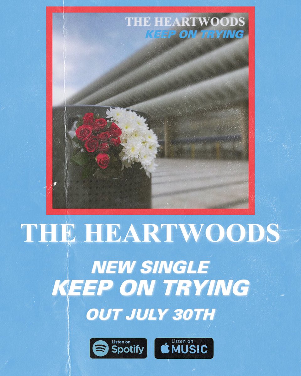 𝐍𝐄𝐖 𝐒𝐈𝐍𝐆𝐋𝐄 𝐀𝐍𝐍𝐎𝐔𝐍𝐂𝐄𝐌𝐄𝐍𝐓
𝐎𝐔𝐓 𝟑𝟎.𝟕.𝟐𝟏
We’re very glad to announce a new single coming NEXT FRIDAY! We recorded this back in March along side our previous single ‘My Future’ and are glad to show it off, it’s called Keep On Trying.
