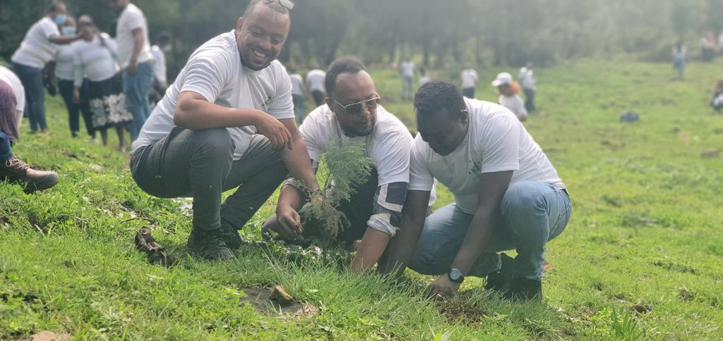 “Legacy is not leaving something for people. It’s leaving something in people.” - Peter Strople. Taking part in the #GreenLegacy2021 initiative with friends and colleagues in #Addis, the impact &amp; joy we experienced was much bigger than our small contribution to the #Environment.