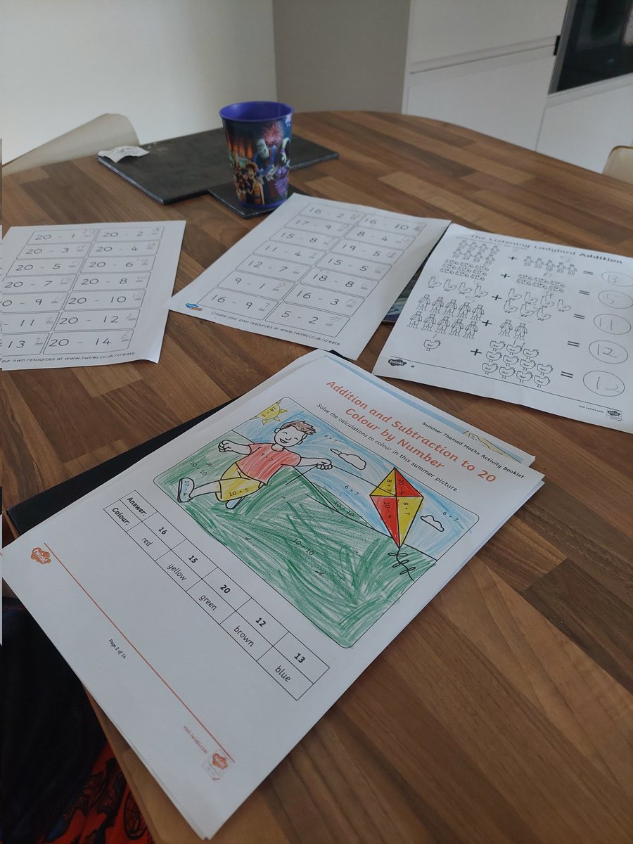 CryerJc's tweet image. O doing his maths today 
@ClassFirecrest @Catherinecryer1