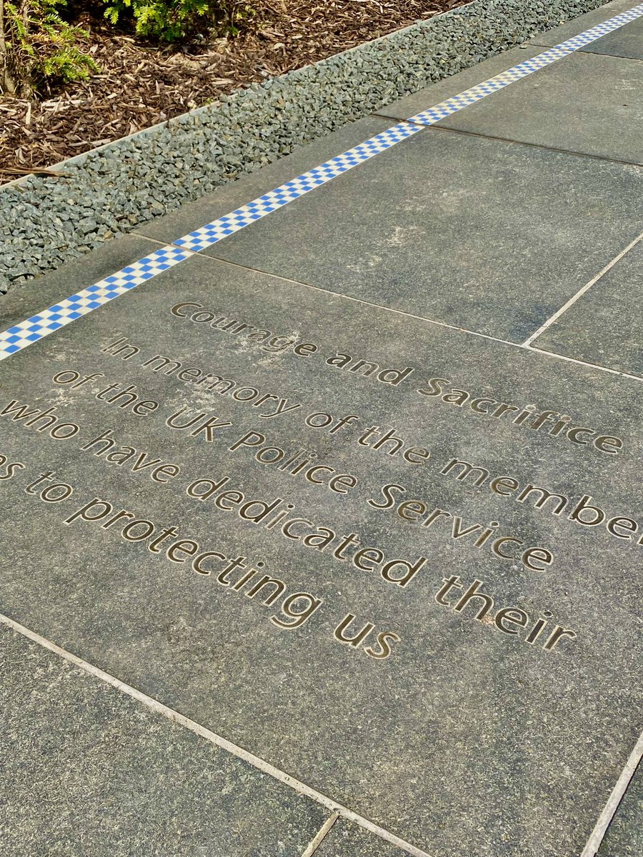 PCHughesMEM's tweet photo. Just a few days to go before the opening of the UK Police Memorial on the 28th at the National Arboretum.. walking towards the memorial this stone means so much @ukpmemorial @NatArboretum https://t.co/NVXnJvgfW6